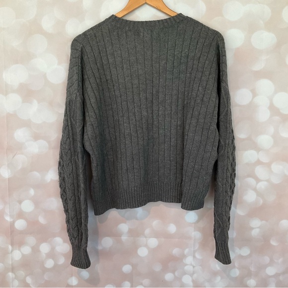 Bershka Gray Knit Sweater - Picture 4 of 8